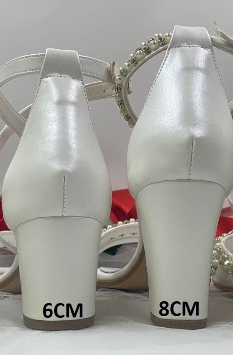 strappy bridal sandals