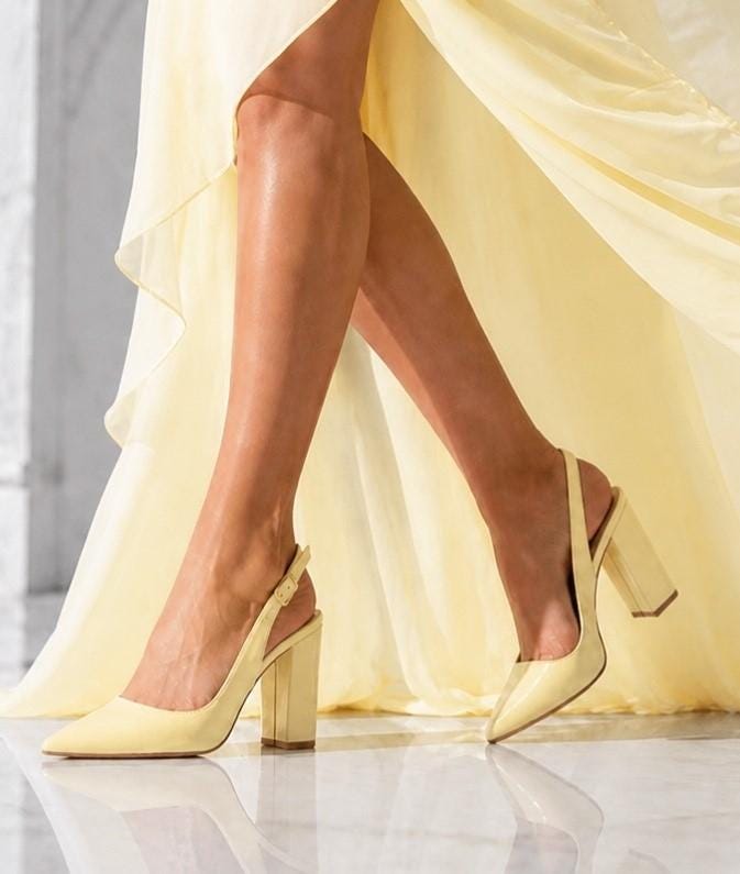 Yellow Heels - Etsy Canada