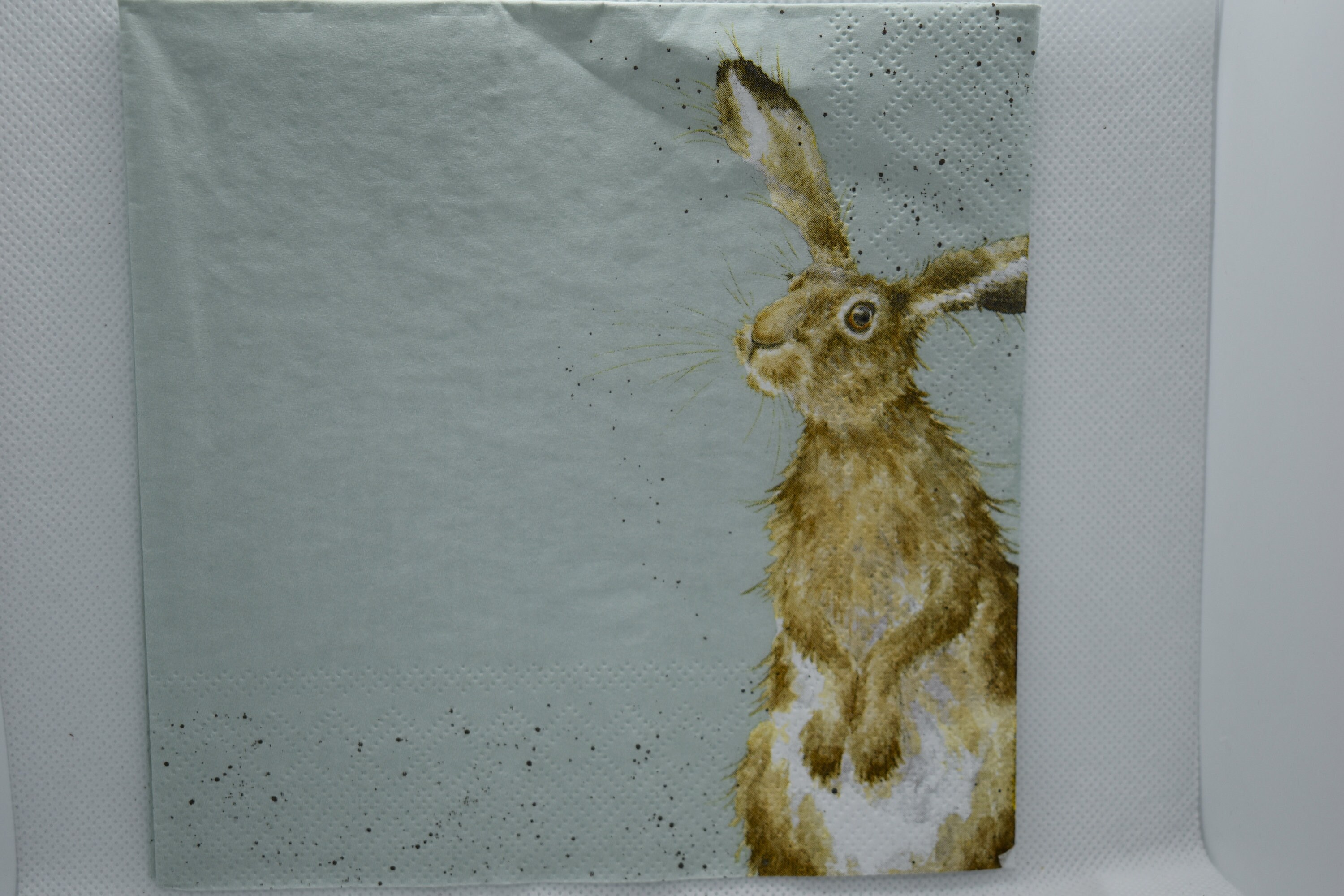 The Hare by Wrendale Paper Napkin Serviette For Decoupage Etsy