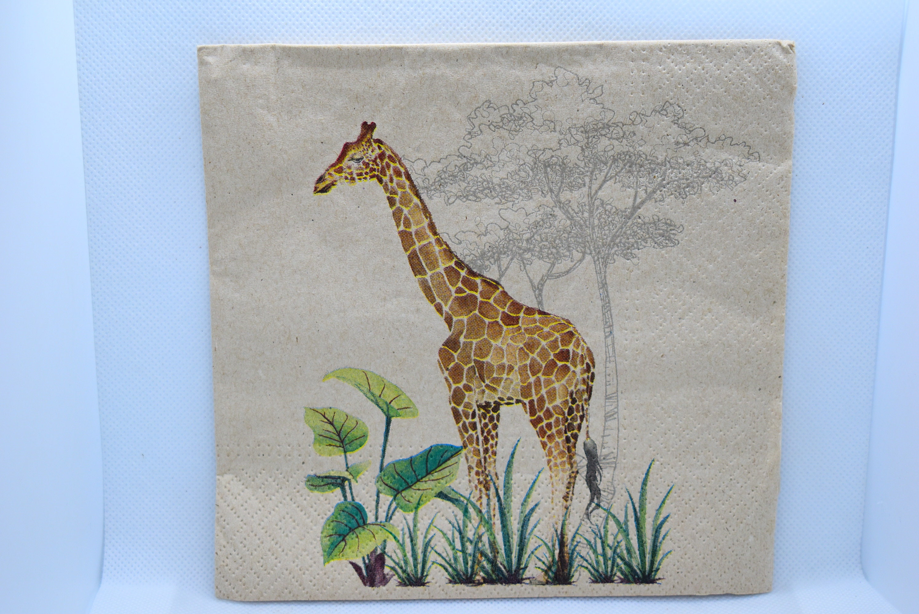 Giraffe Paper Napkin Serviette For Decoupage Scrapbooking Etsy