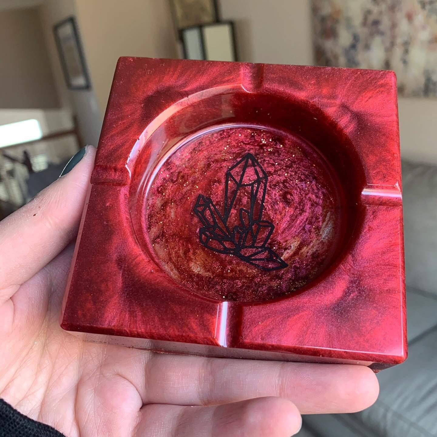 Customize your Ashtray with insert Etsy