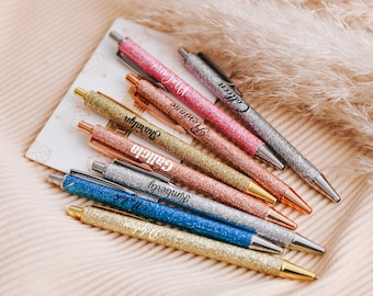 personalise Glistening Crystal Pen,Custom Glitter Pen,bridesmaid gifts,gift for her,perfect gift for girls,bachelor party gifts