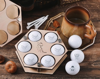 Custom golf collector display, personalized Groomsmen Gifts, golf collectors, father day gifts, golf lovers souvenirs, personalized golf art