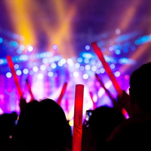 Customizable LED Foam Light Sticks Set. Glowing LED Foam Sticks. Wedding Flash Pattern,Wand Wedding Party Favors