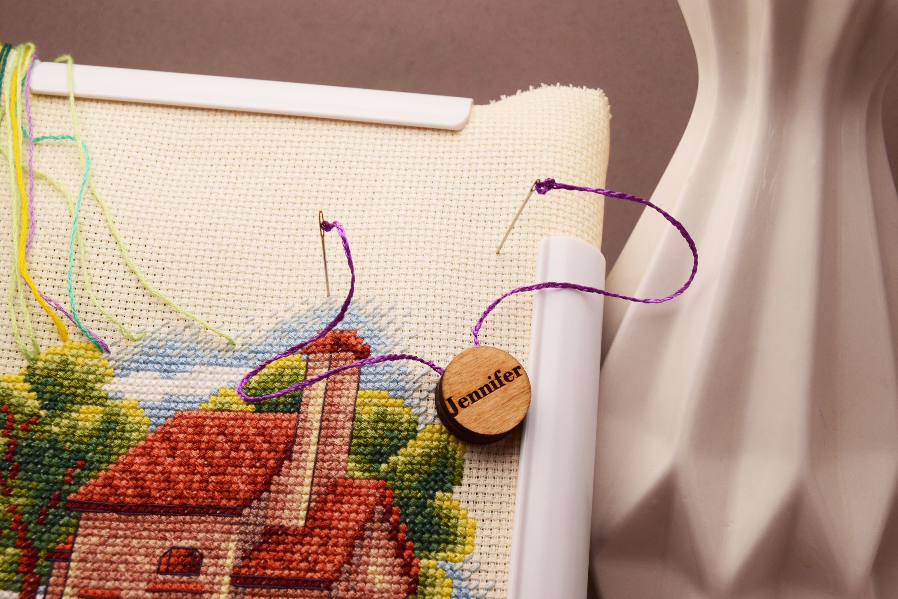 Cross Stitch Counter Counting Pins for Cross Stitch Set of 2 Thread ...