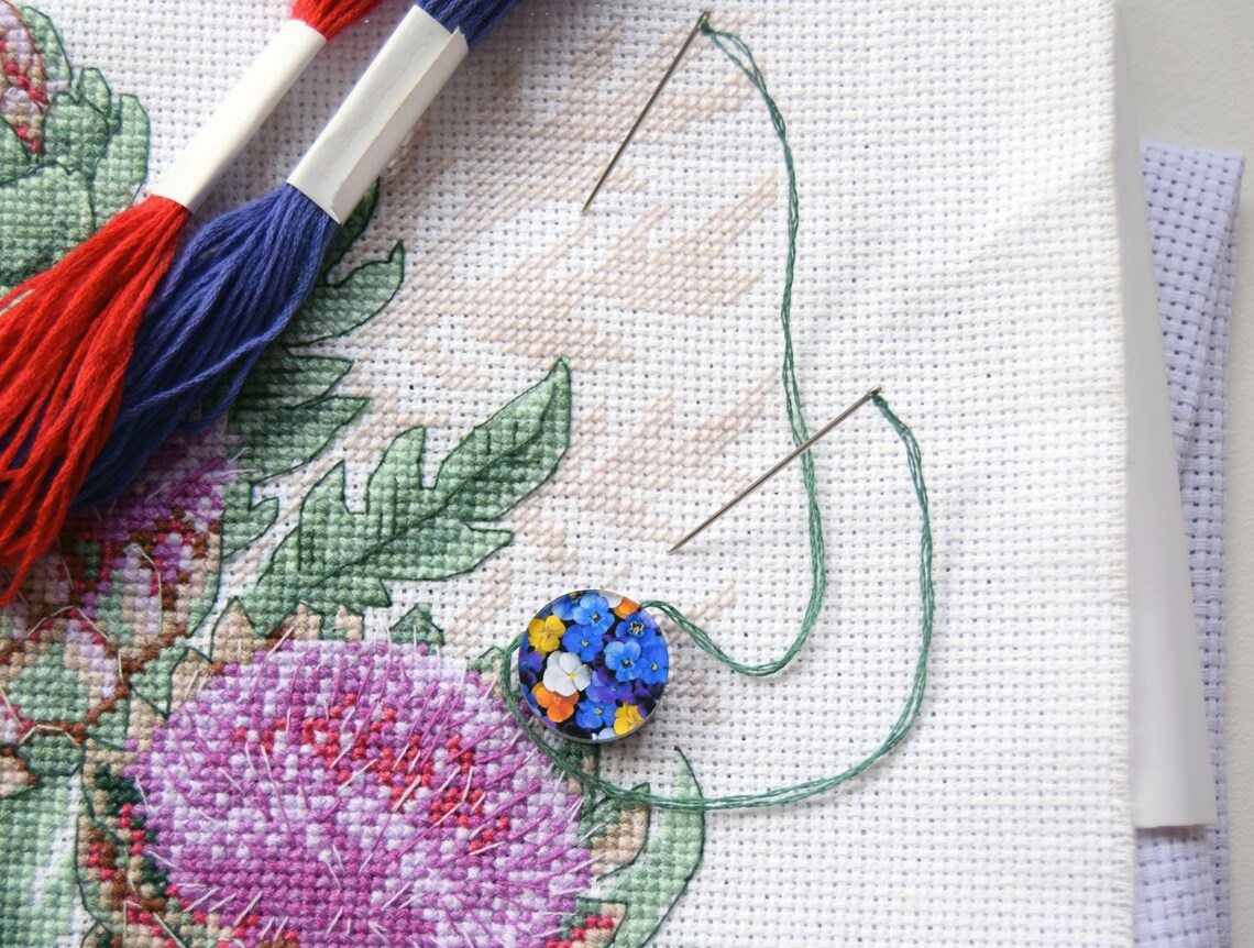 Cross Stitch Counter Counting Pins for Cross Stitch Thread Counter