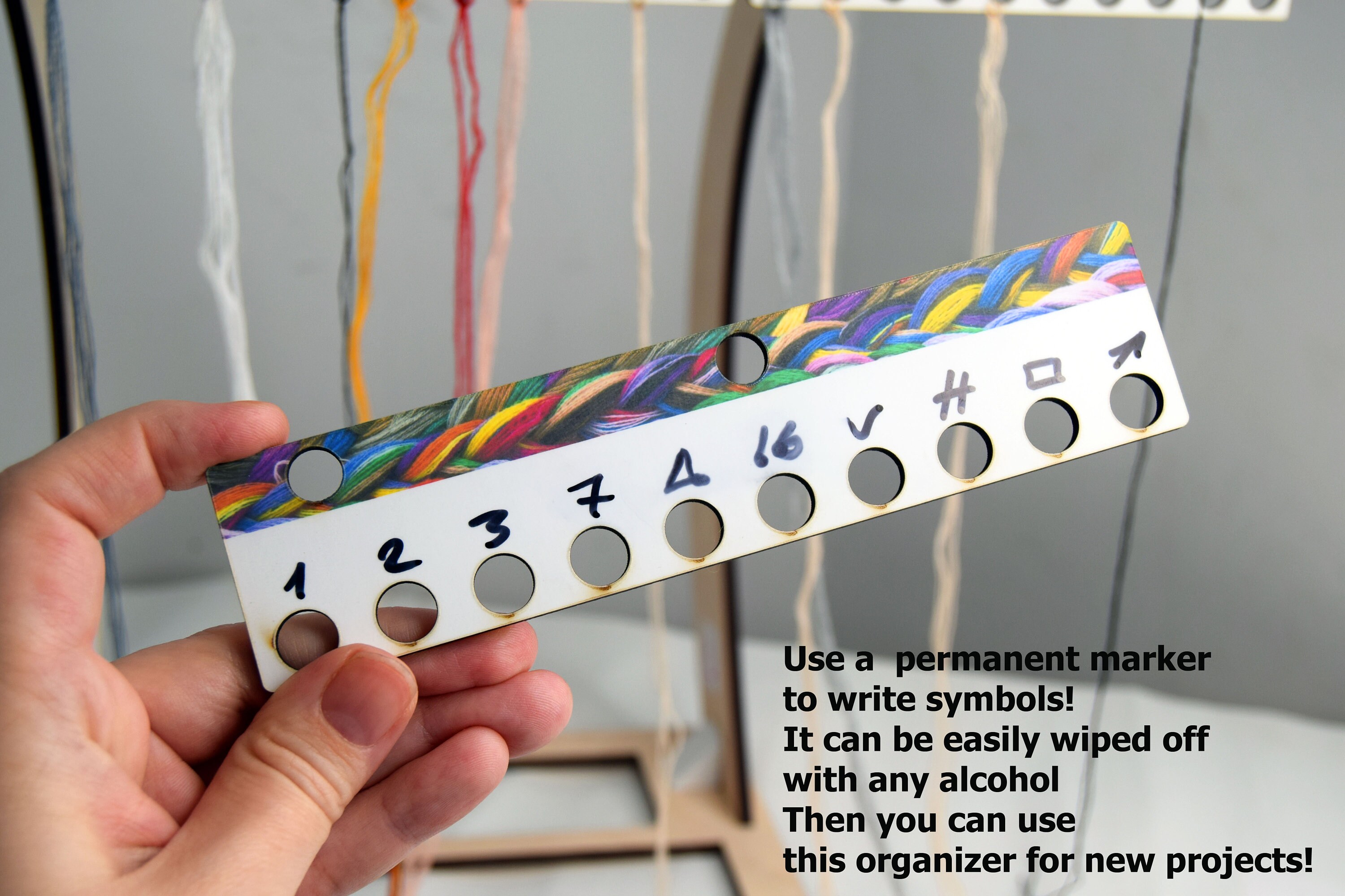 Cross Stitch Stand Floss Organizer Embroidery Organise Thread Holder