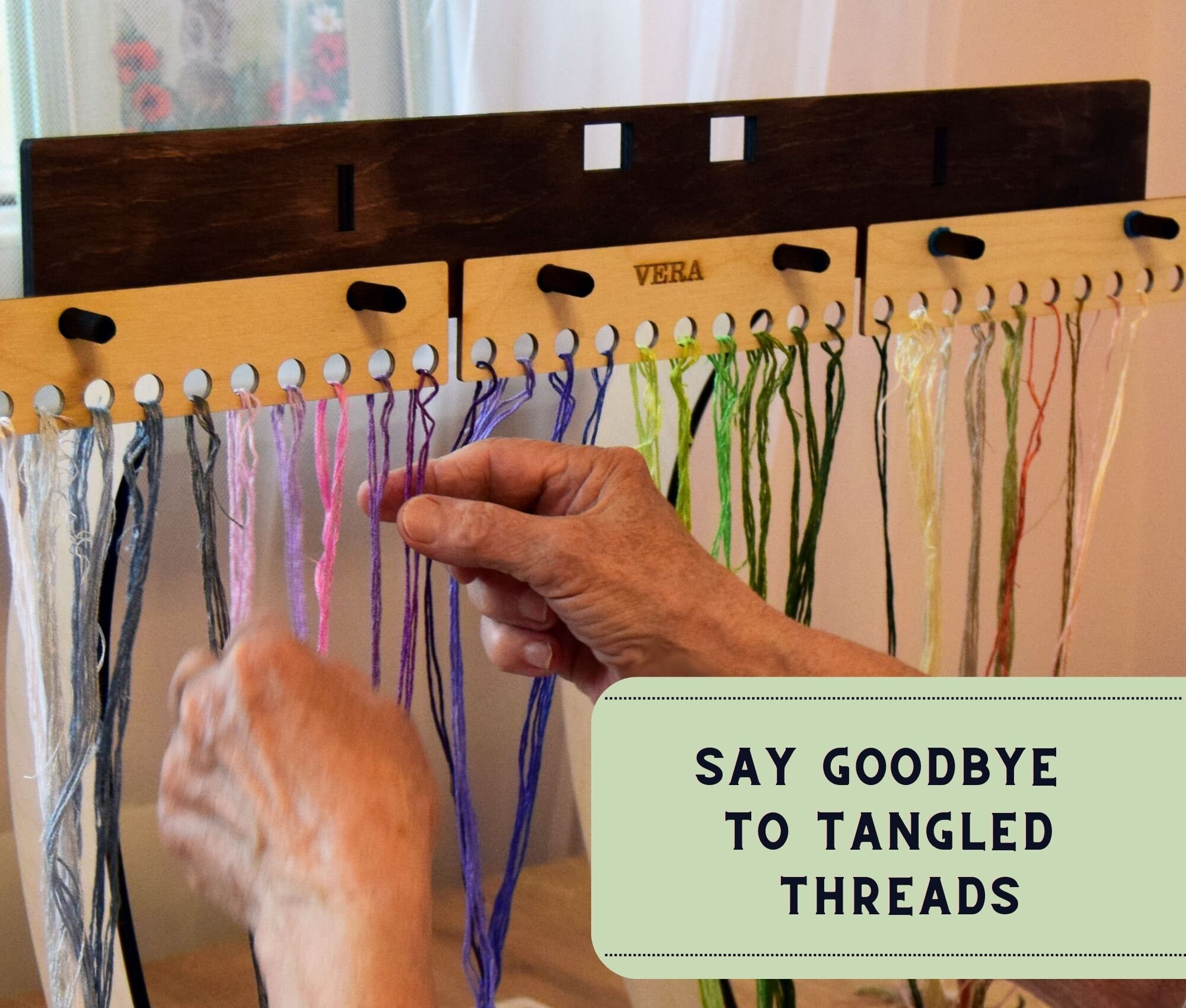 Cross Stitch Stand Floss Organizer Embroidery Organise Thread Holder