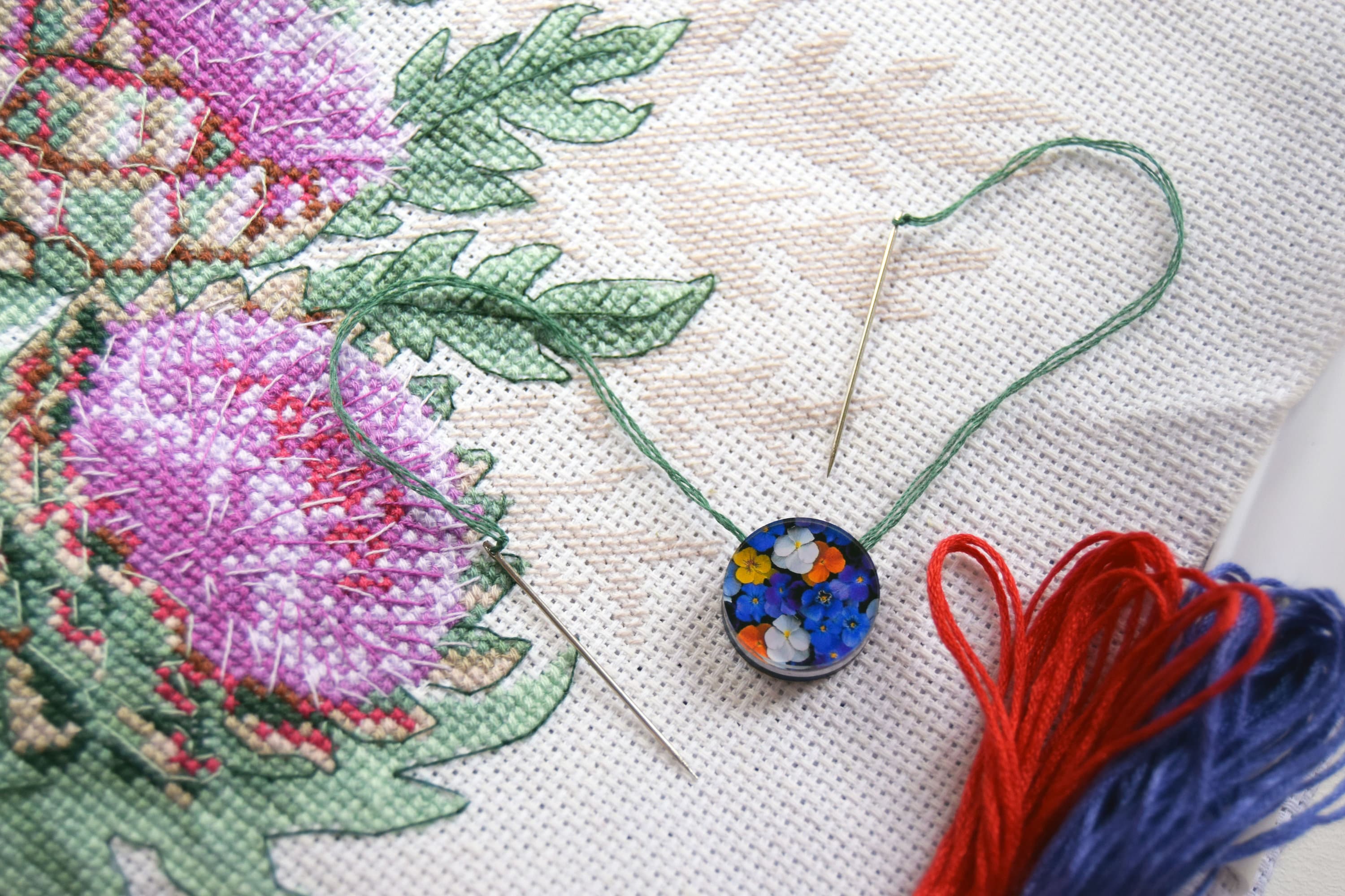 Cross Stitch Counter Counting Pins for Cross Stitch Thread Counter