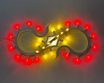 Salento 3D luminaria, a shining snake - a wall lamp, a souvenir from Puglia