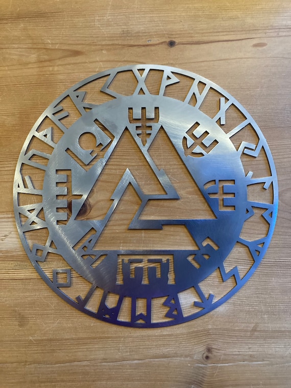 Metal Wall Art Steel Viking Norse Paganism Plaque Decor - Viking Wall Art Plaque Metal Wall Art Steel Viking Norse Paganism Plaque Decor - Viking Wall Art Plaque