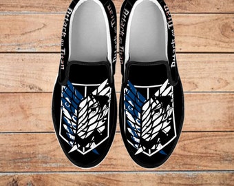 Unisex Shoes Poster Shoes Anime Canvas Shoes Gojo Slip On Personalized Shoes Custom Shoes Kid/'s Shoes