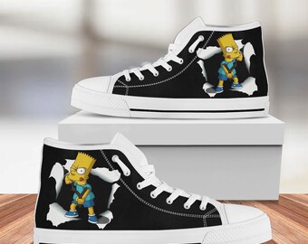 simpsons custom shoes