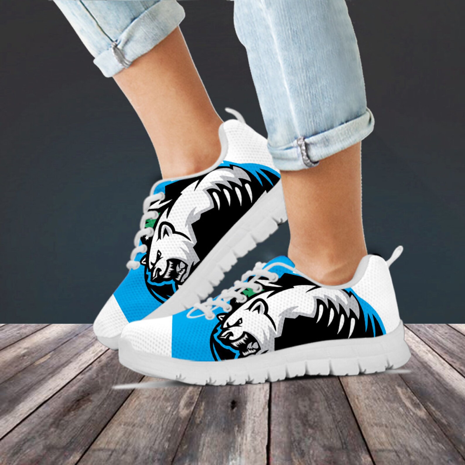 The Alaska Aces Canvas Sneaker Anchorage Aces Custom Shoes Etsy