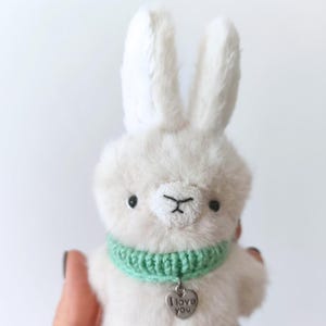 Joli lapin en peluche, lapin à collectionner, lapin en peluche, jolie poupée lapin, poupée lapin en peluche, peluche lapin