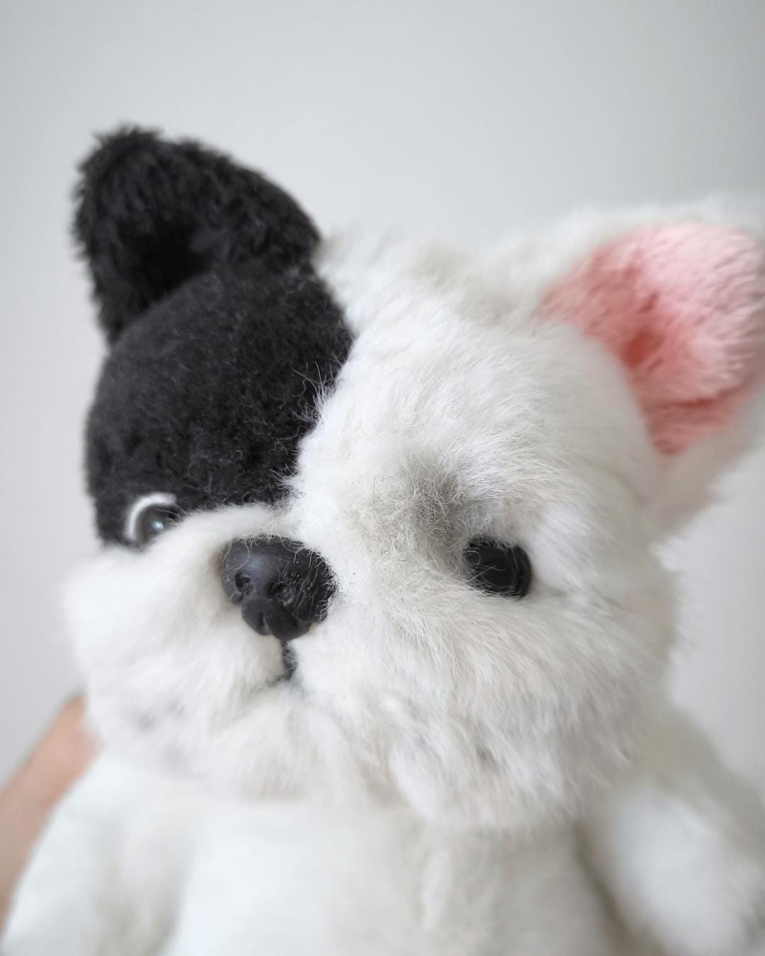 手作りのぬいぐるみテディブルドッグアートドール：コレクター向け