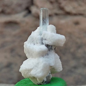 Aquamarine With Feldspar Specimen