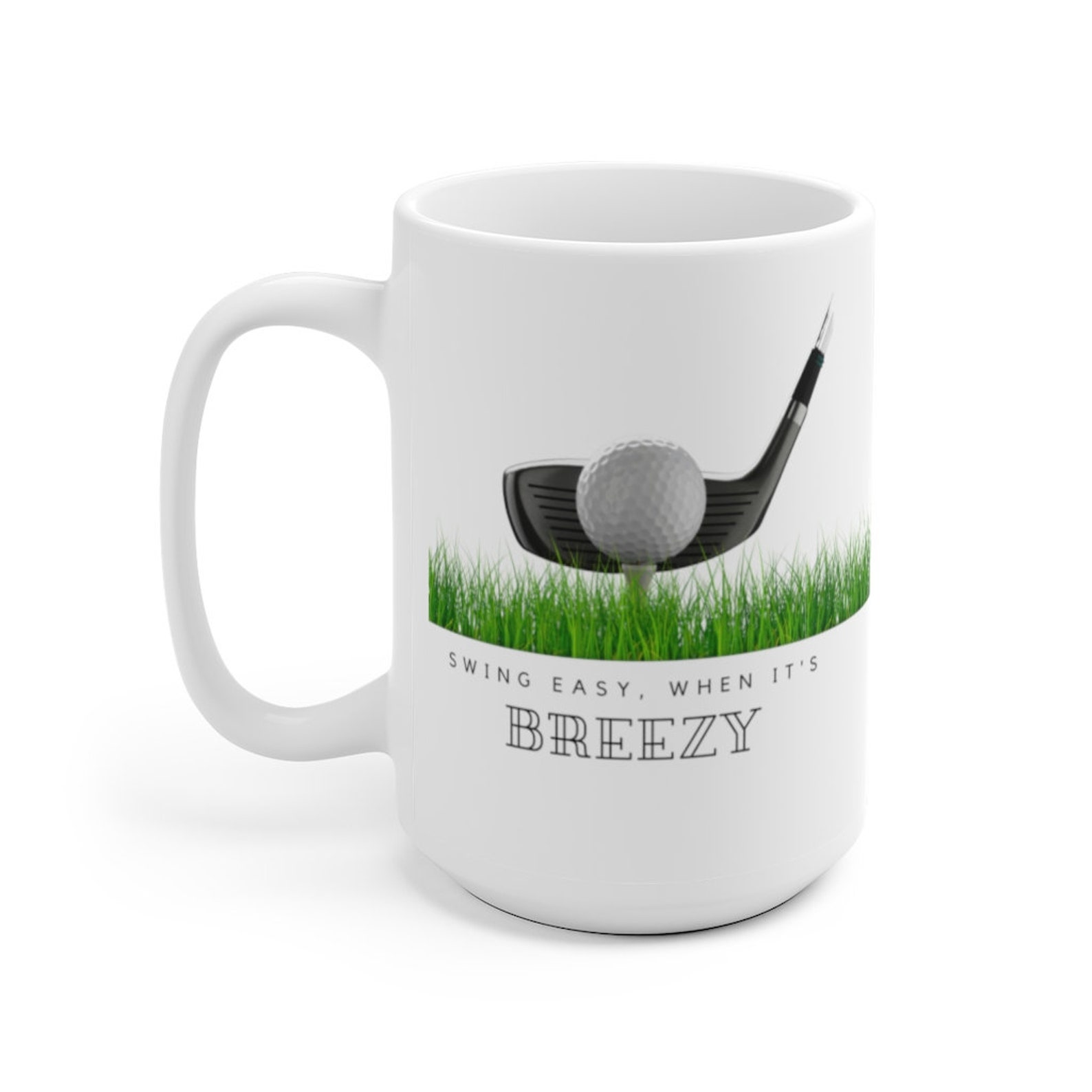 Swing Easy Golfer's Coffee Mug Mugs For Golfers Coffee Etsy