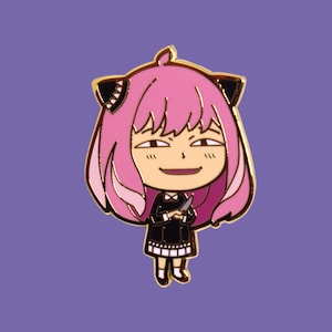 Anya Anime Knife Enamel Pin