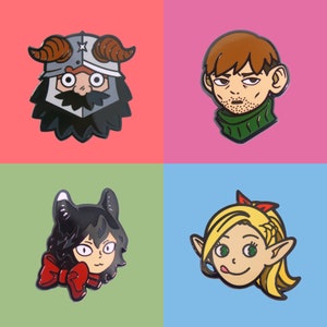 Pinos de esmalte Dungeon Meshi