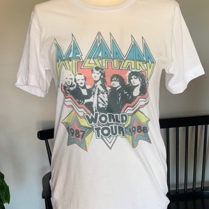 Def Leopard World Tour | Vintage | Band Tee | Graphic Tee