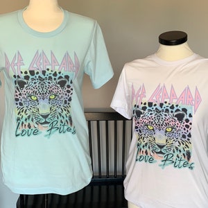 Def Leopard Love Bites | Leopard | Vintage | Band Tee | Graphic Tee