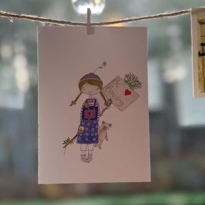 Seja incrível - Annie - Cartões de felicitações artesanais