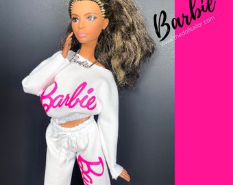 Doll sweater sweatpants for fashion doll 1:6 scale doll clothes