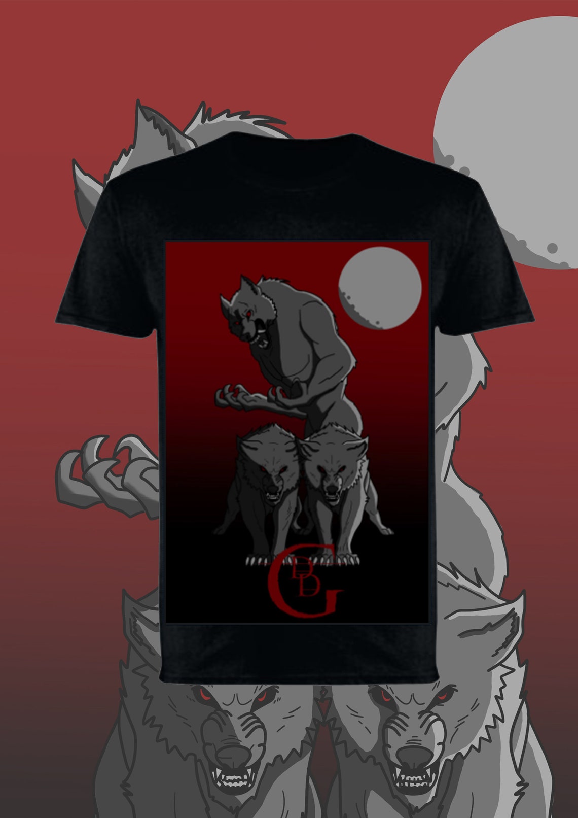 Loupgarou Lapocolypse Tshirt inspiré de Earthblood Etsy