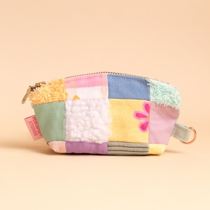 Zéro déchet, porte-monnaie zippé, petit portefeuille coloré, pochette compacte, organiseur de sac, porte-cartes en tissu, cadeau boîte aux lettres
