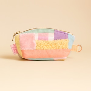 Zéro déchet, porte-monnaie zippé, patchwork, petit portefeuille, pochette compacte, organiseur de sac, porte-cartes en tissu, cadeau boîte aux lettres *OPTIONS DE CONCEPTION*