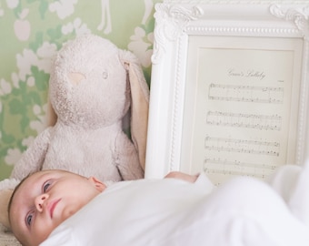Personalized Baby Lullaby Sheet Music: Custom Piano Music Recording (And Digital PDF)
