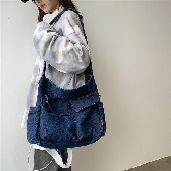 Shop Denim Tote Bag Online - Etsy