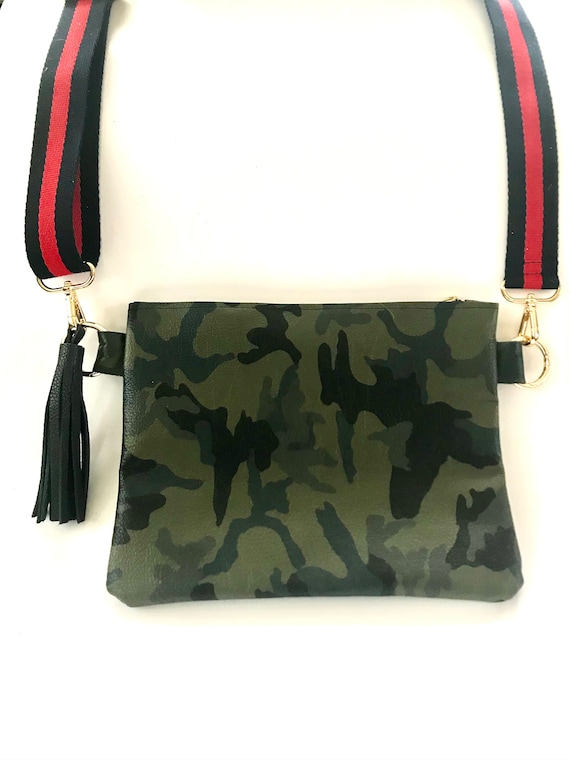 camo crossbody strap