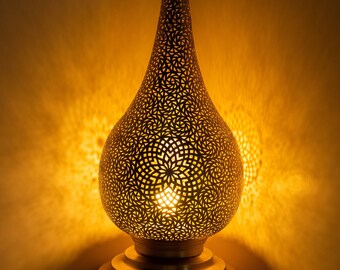 Arabische luxe opengewerkte lamp in 7 - Etsy België