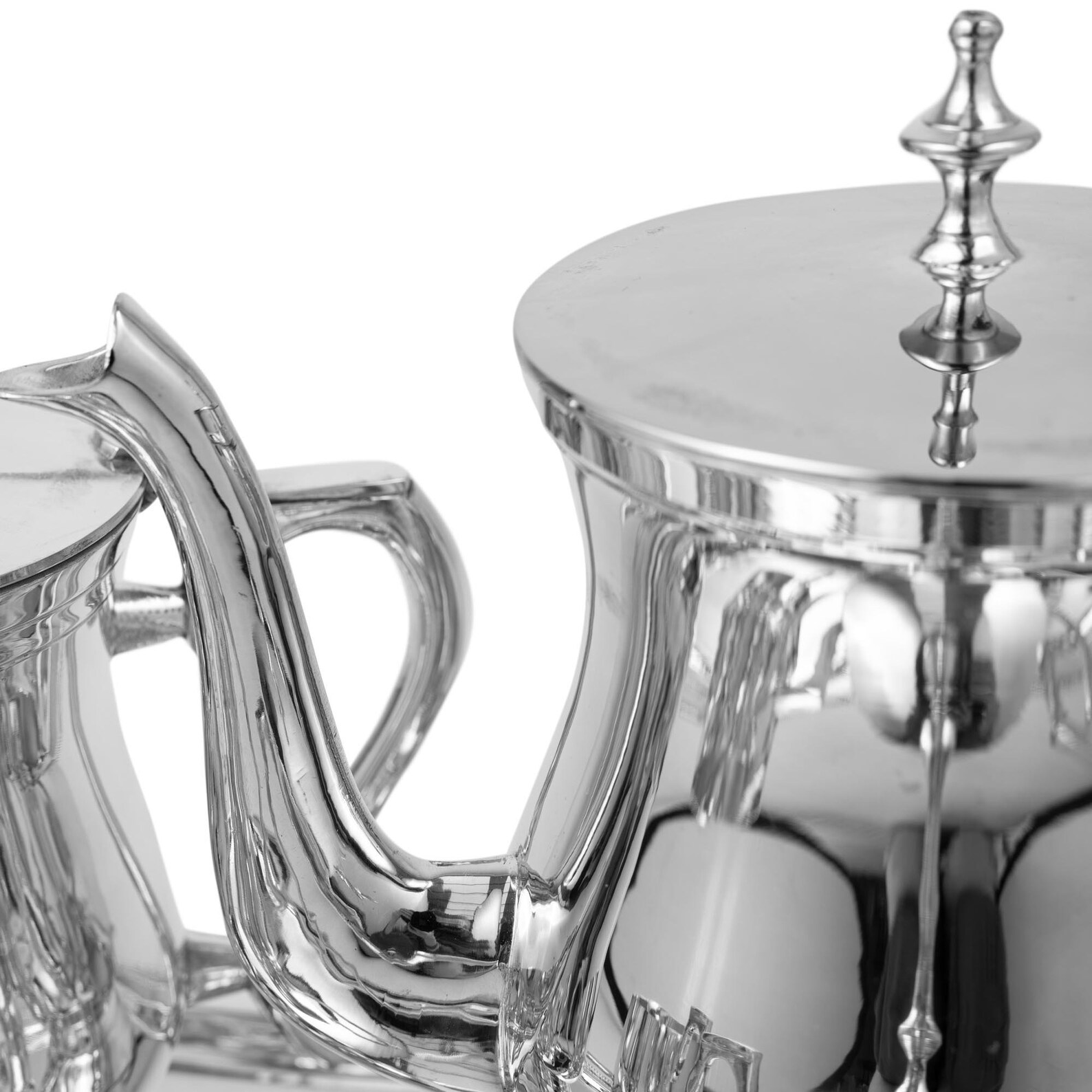 Silver Nickel Arabic Tea Set Silver Tea Set Arabic Tea Set Etsy