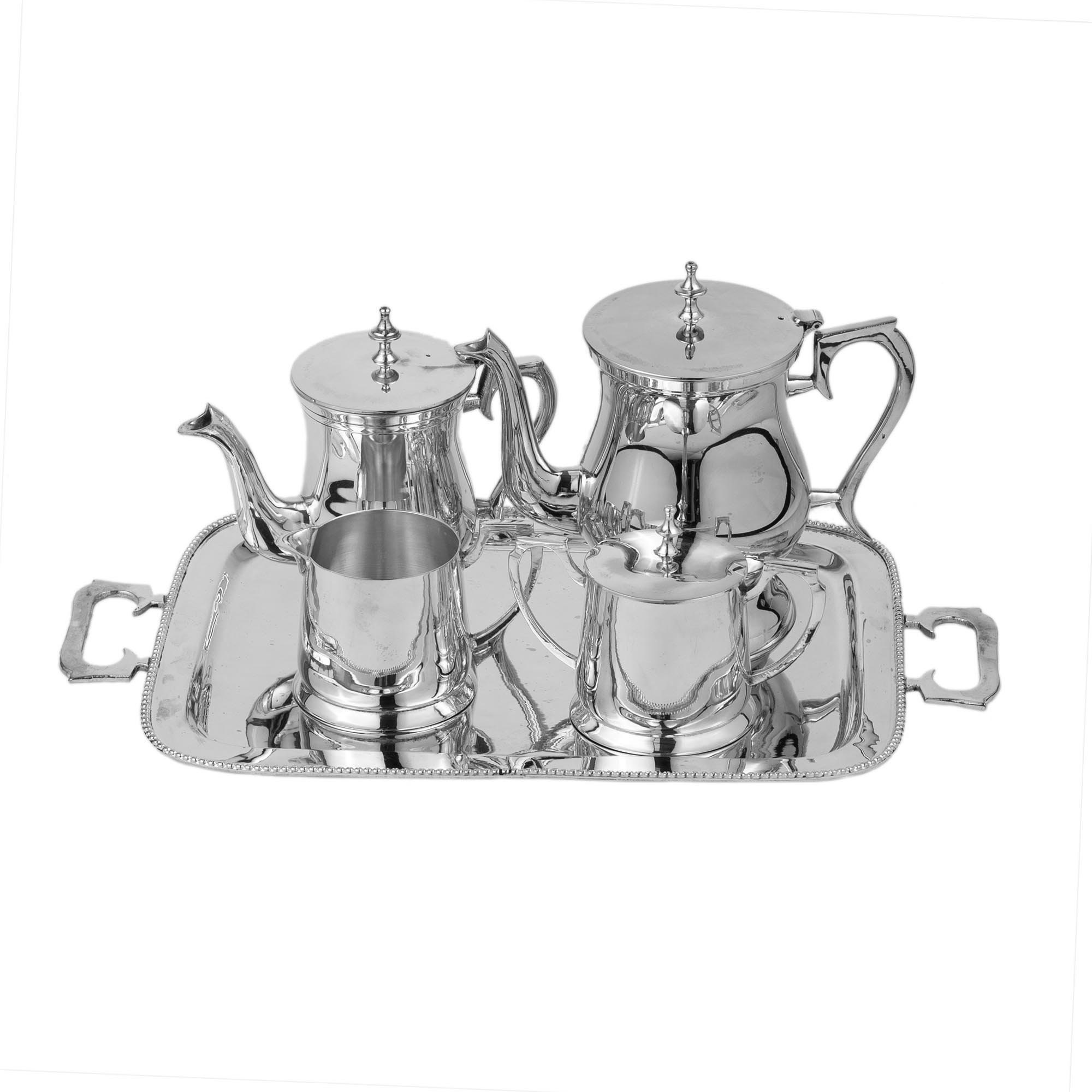 Silver Nickel Arabic Tea Set Silver Tea Set Arabic Tea Set Etsy