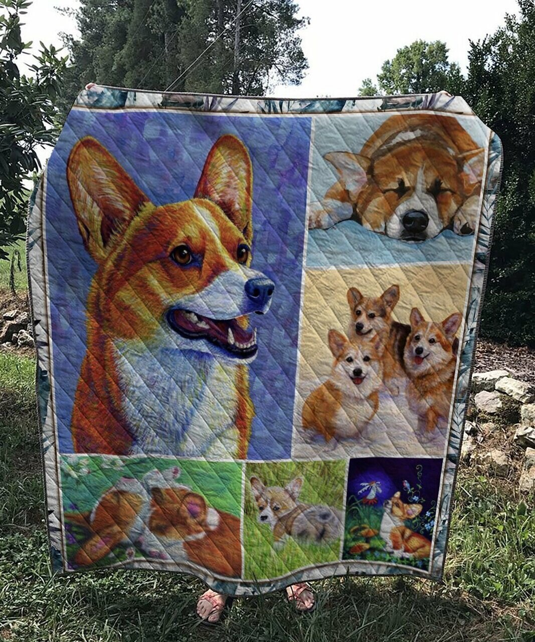 Schöne Hund Quilt Decke Schlafzimmer dekorative Hund Etsy