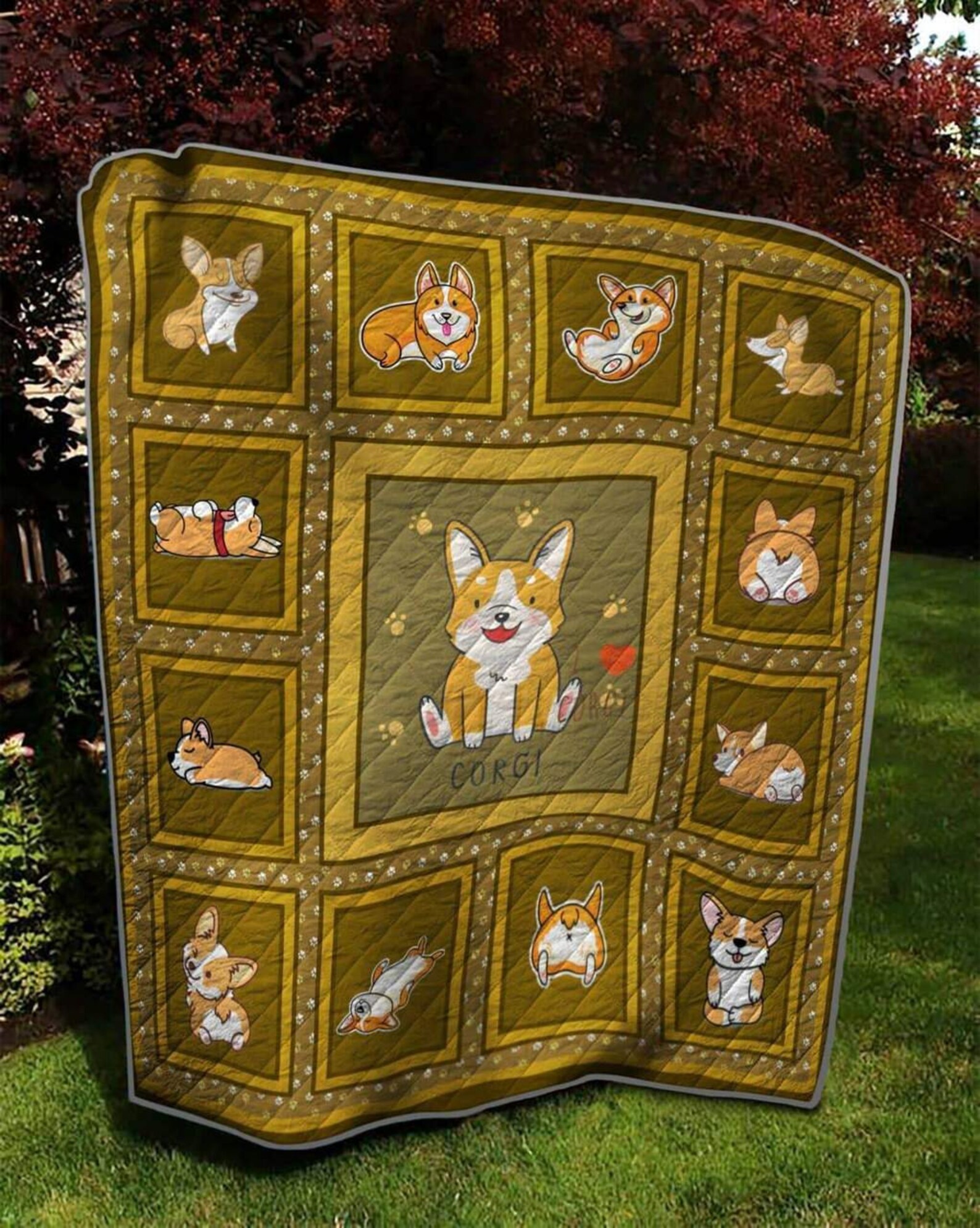 Schöne Hund Quilt Decke Schlafzimmer dekorative Hund Etsy