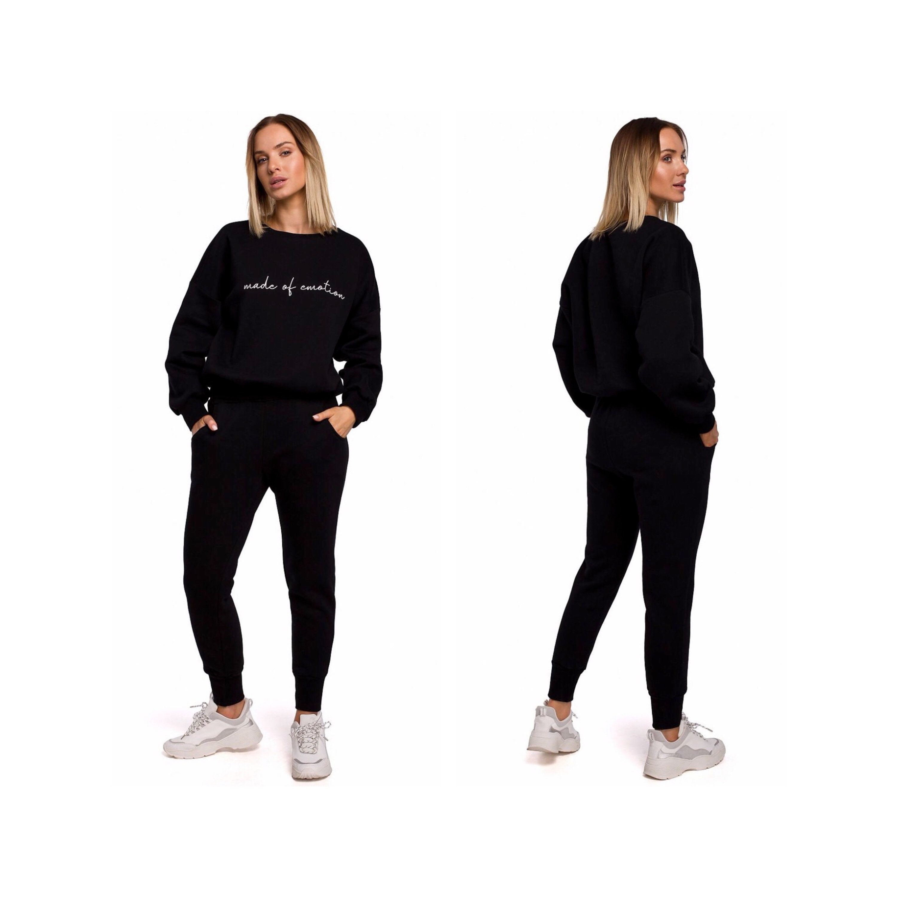black tracksuit womens