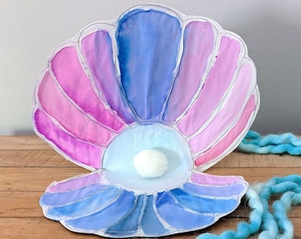 Seashell Pearl Digital Download Template