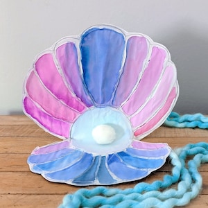 Seashell Pearl digitale downloadsjabloon