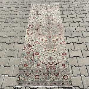 2x6ft,Kitchen Rug,Oushak Runner Rug,Vintage Runner Rug,2x6 Runner Rug,Turkish Runner Rug,2x6 Vintage Rug,Handmade Rug,2x6 Turkish Rug,B-900
