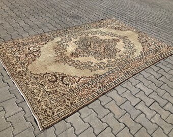 5x9 ft,Turkish Rug,Oushak Rug,Handmade Rug,Vintage Rug,Home Rug,Living Room Rug,Floor Rugs,Area Rug,Oriental Rug,Farmhouse Decor,Rugs,S-618