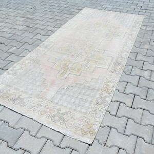 4x8 Rug,Vintage Rug,4x8 Area Rug,Oushak Rug,Anatolian Rug,Rug For Bedroom,Custom Rug,Turkish Area Rug,Handmade Rug,Boho Rug,Wool Rug,A-1442