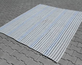 Anatolian Kilim Rug,Handmade Kilim,Vintage Kilim,Turkish Kilim,Oushak Kilim,Kilim,Handwoven Rug,Natural Rug,One-of-a-kind,Rustic Rug,E-137