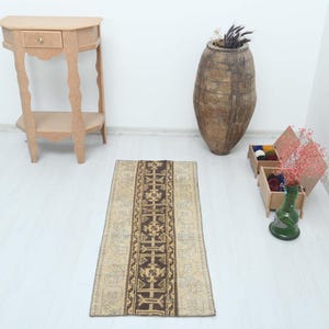 2x3 Small Rug,Patchwork Rug,Anatolian Rug,Mini Rug,Door Mat Rug,Neutral Rug,Living Room Rug,Turkey Rug,Wool Rug,Turkish Small Rug,CK-12