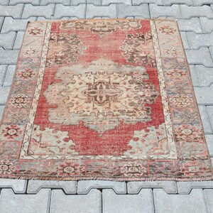 3x3 Vintage Teppich,3x3 Oushak Teppich,3x3 Kelimteppich,Teppich 100x300,Geschmackteppich,Teppich Beige,Teppich 3x3,Teppich Blumenteppich, Teppich 60x90 cm,A-1385