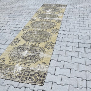 3x11 Turkish Runner,Soft Runner Rug,Wool Runner Rug,Runner Rug,Kitchen Rug,3x11 Rug,Turkish Runner Rug,3x11 Runner Rug,Oushak Runner,M-423