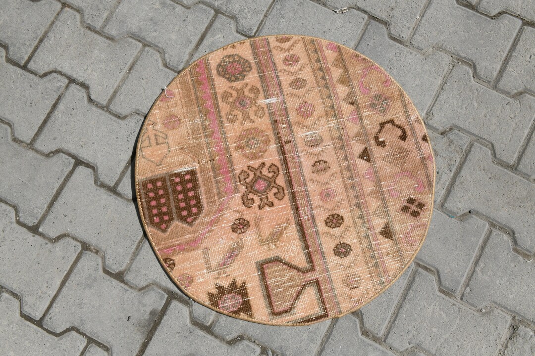 2x2 Rug,round Rug,oval Rug,2x2 Bathroom Rug,circle Rug,boho Rug,2x2 ...